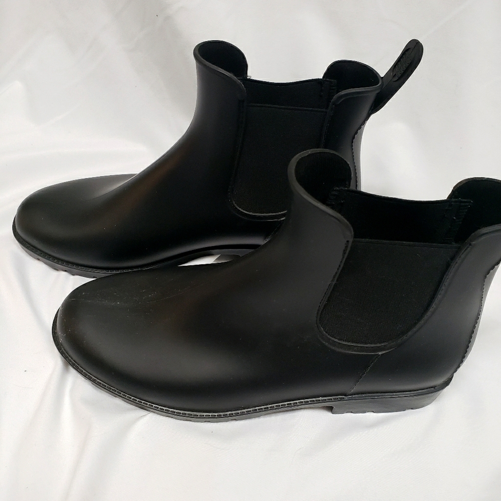 Asgard Black waterproof rubber ankel boot